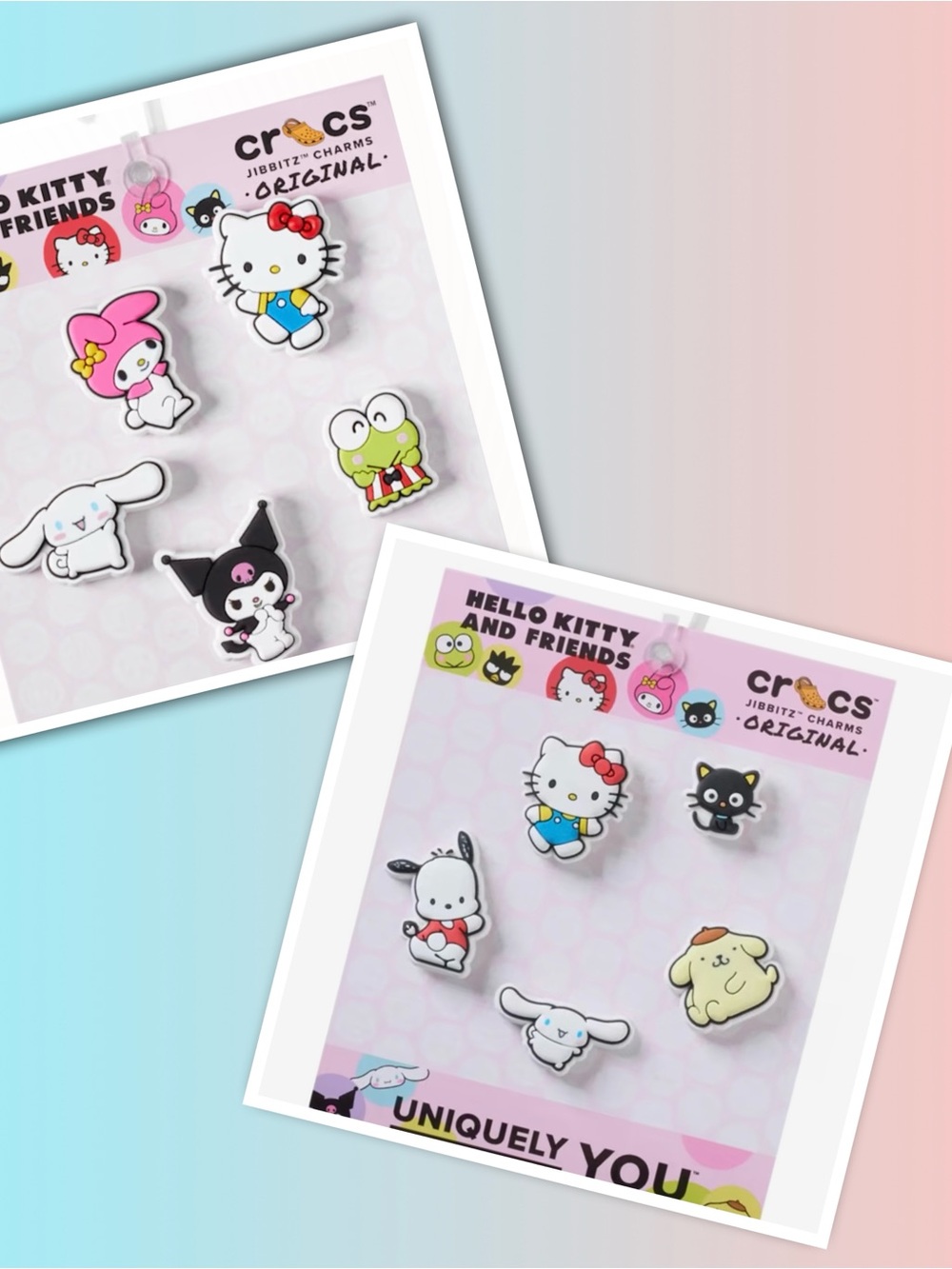 Hello Kitty and Friends Jibbitz Charms 2 packs